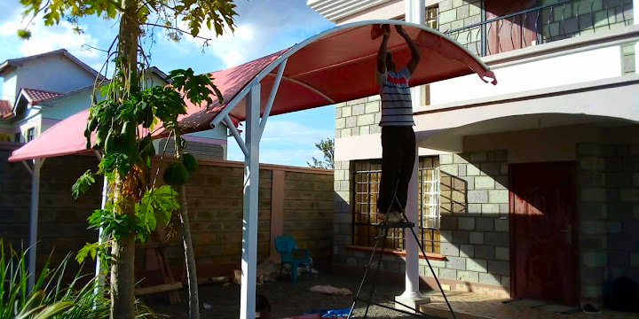 Cantilever car shade in kenya