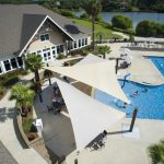 swimming pool shade structure canopy