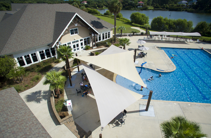 swimming pool shade structure canopy